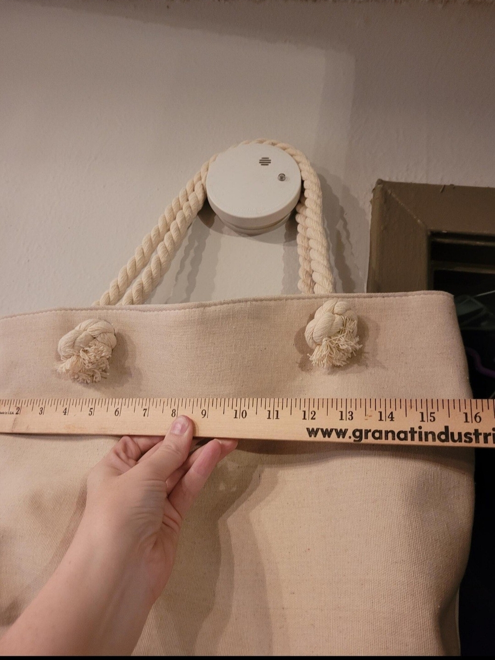 Tie-Dye Pastel Rope-Handle Tote Bag - Unbranded - Picture 2 of 4